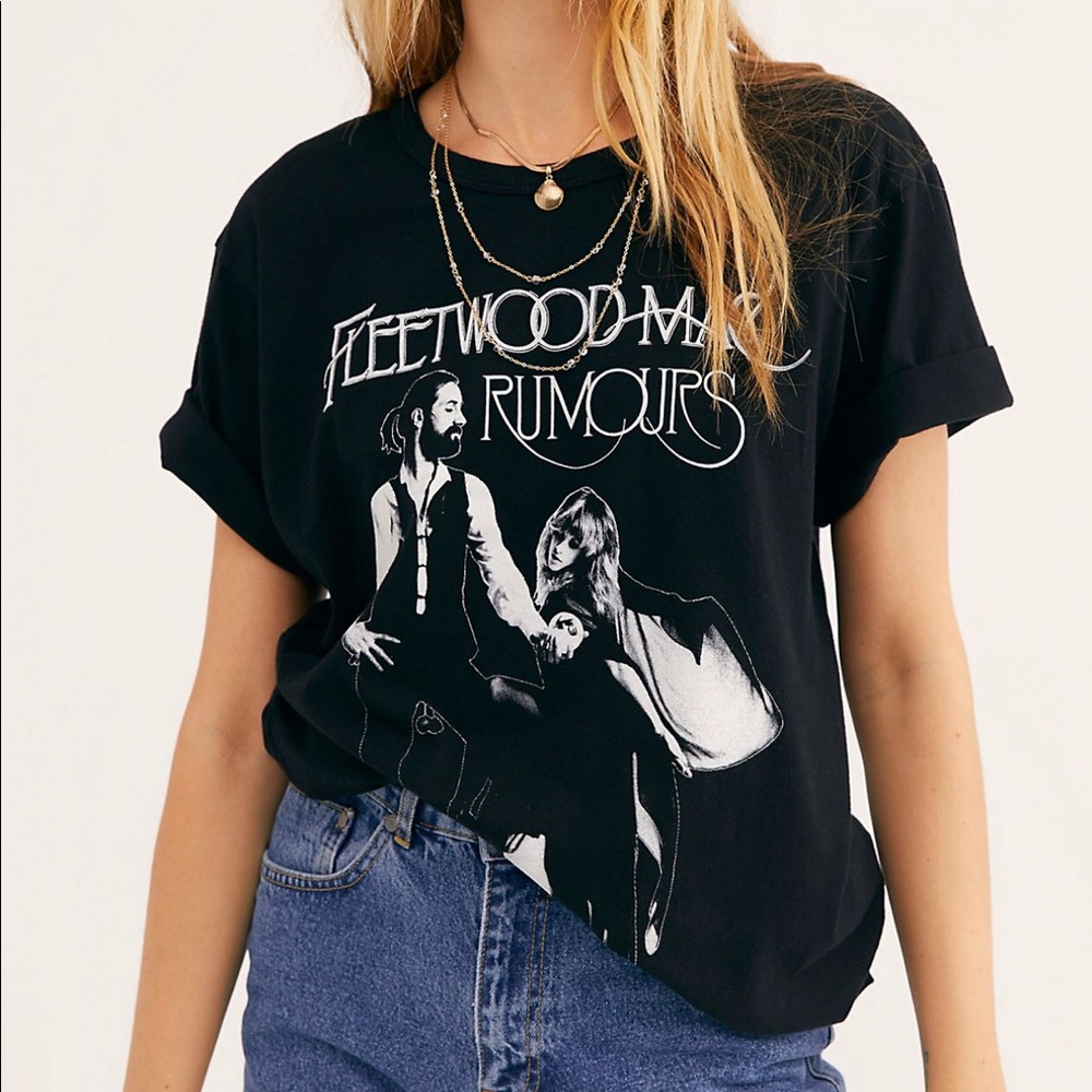 Free People Fleetwood Mac Dancing Tee Size Small